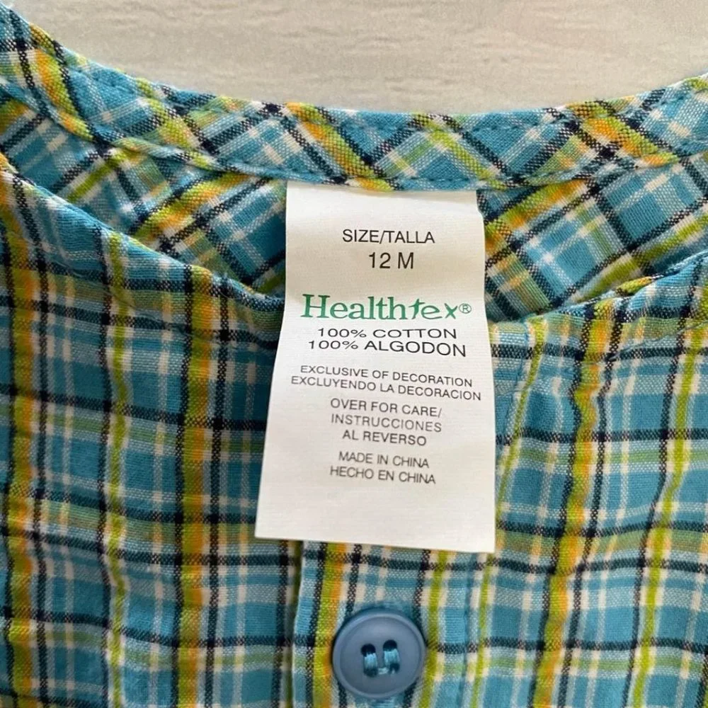 vintage healthtex fish romper 12‎ months